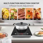 VBGK Portable Induction Cooktop with Touch Control