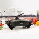Samoris 17-Inch Non-Stick Electric Skillet with Lid