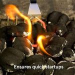 600W Electric Charcoal Starter for Grills and Firepits