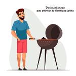 600W Electric Charcoal Starter for Grills and Firepits