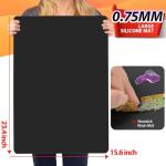 LEOBRO Large Silicone Craft Mat, 23.4” x 15.6”