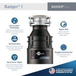 InSinkErator Badger 1 Continuous Feed Garbage Disposal