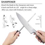 Howashin 15-Piece Stainless Steel Knife Set
