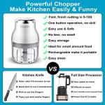 Mini USB Garlic Chopper and Food Processor