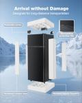 Compact Double Door Refrigerator with Freezer, 4.5 Cu.Ft
