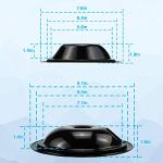 Black Drip Pans Set for GE Electric Stove