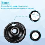 Black Drip Pans Set for GE Electric Stove