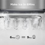 Silonn Countertop Ice Maker - 9 Cubes in 6 Mins