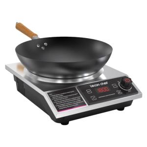 Leconchef 1800W Induction Cooker with Wok