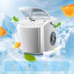 Portable Ice Maker with Self-Cleaning Feature