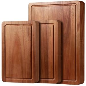 Acacia Wood Cutting Board Set of 3