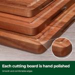 Acacia Wood Cutting Board Set of 3