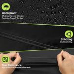 TOPCROWN Waterproof Grill Cover for 45"-75" Grills