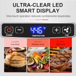 CUSIMAX Smokeless Indoor Electric Grill with LED Display