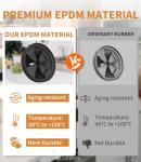 Garbage Disposal Splash Guard 2-Pack EPDM Rubber