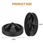 Garbage Disposal Splash Guard 2-Pack EPDM Rubber