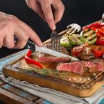KITWARE Set of 6 Sharp Steak Knives