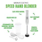 GreenLife 500-Watt Handheld Immersion Blender with Accessories