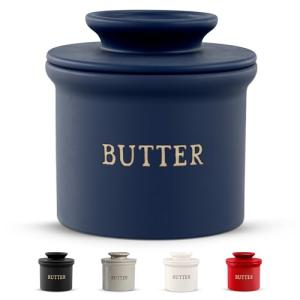 Kook Ceramic Butter Keeper with Lid - Navy