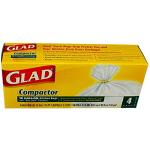 Glad 18 Gallon Kitchen Trash Bags - 4 Count