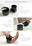 Kook Ceramic Butter Keeper with Lid - Navy