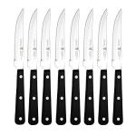 HENCKELS 8-Piece Steak Knife Set, Black