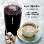 OVENTE Electric Coffee and Spice Grinder - Black