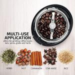 OVENTE Electric Coffee and Spice Grinder - Black