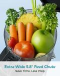EUHOMY Cold Press Juicer with Extra Large Chute