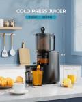 EUHOMY Cold Press Juicer with Extra Large Chute