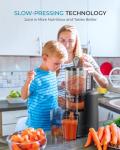 EUHOMY Cold Press Juicer with Extra Large Chute