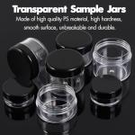 Travel Size Containers Set with Labels and Spatulas