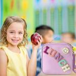 Purple Insulated Lunch Bag with Adjustable Strap