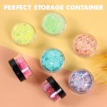Travel Size Containers Set with Labels and Spatulas