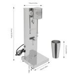Electric Milkshake Maker 650ml - Stainless Steel Blender