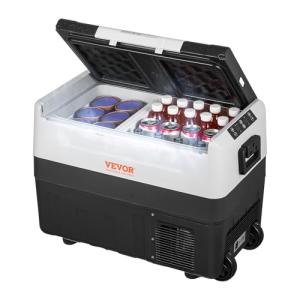 VEVOR Portable Dual Zone Car Refrigerator 48QT