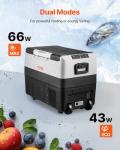 VEVOR Portable Dual Zone Car Refrigerator 48QT