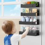 Magnetic Spice Rack Organizer for Kitchen, 4 Pack