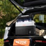 VEVOR Portable Dual Zone Car Refrigerator 48QT