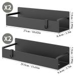 Magnetic Spice Rack Organizer for Kitchen, 4 Pack