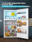 BLACK+DECKER 24 Cu. Ft. Top Freezer Refrigerator