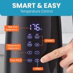 Elite Gourmet 1.7L Dual Wall Electric Tea Kettle