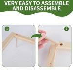 YiePhiot Two-Tier Wooden Herb Drying Rack