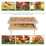 YiePhiot Two-Tier Wooden Herb Drying Rack