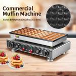 Leomru Electric Mini Pancake and Waffle Maker