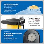 Electric Hot Air Popcorn Popper with Measuring Cup