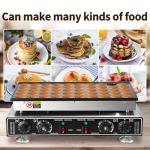 Leomru Electric Mini Pancake and Waffle Maker