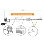 Onlyfire Stainless Steel Rotisserie Kit for Weber Grills