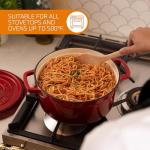 Bruntmor 5.2 Quart Pre-Seasoned Cast Iron Dutch Oven