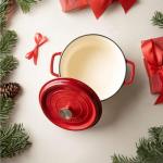 Bruntmor 5.2 Quart Pre-Seasoned Cast Iron Dutch Oven